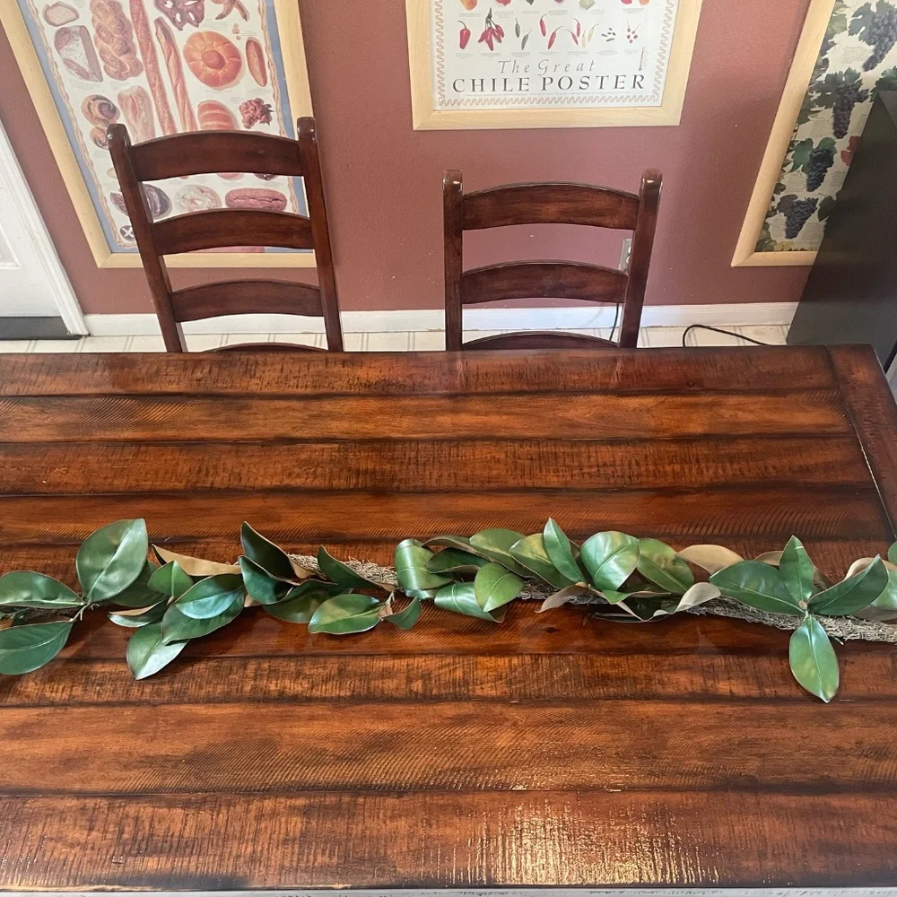 Crate and Barrel Magnolia Garland, 6 Feet long, Pottery Barn